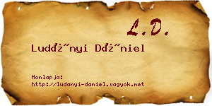 Ludányi Dániel névjegykártya